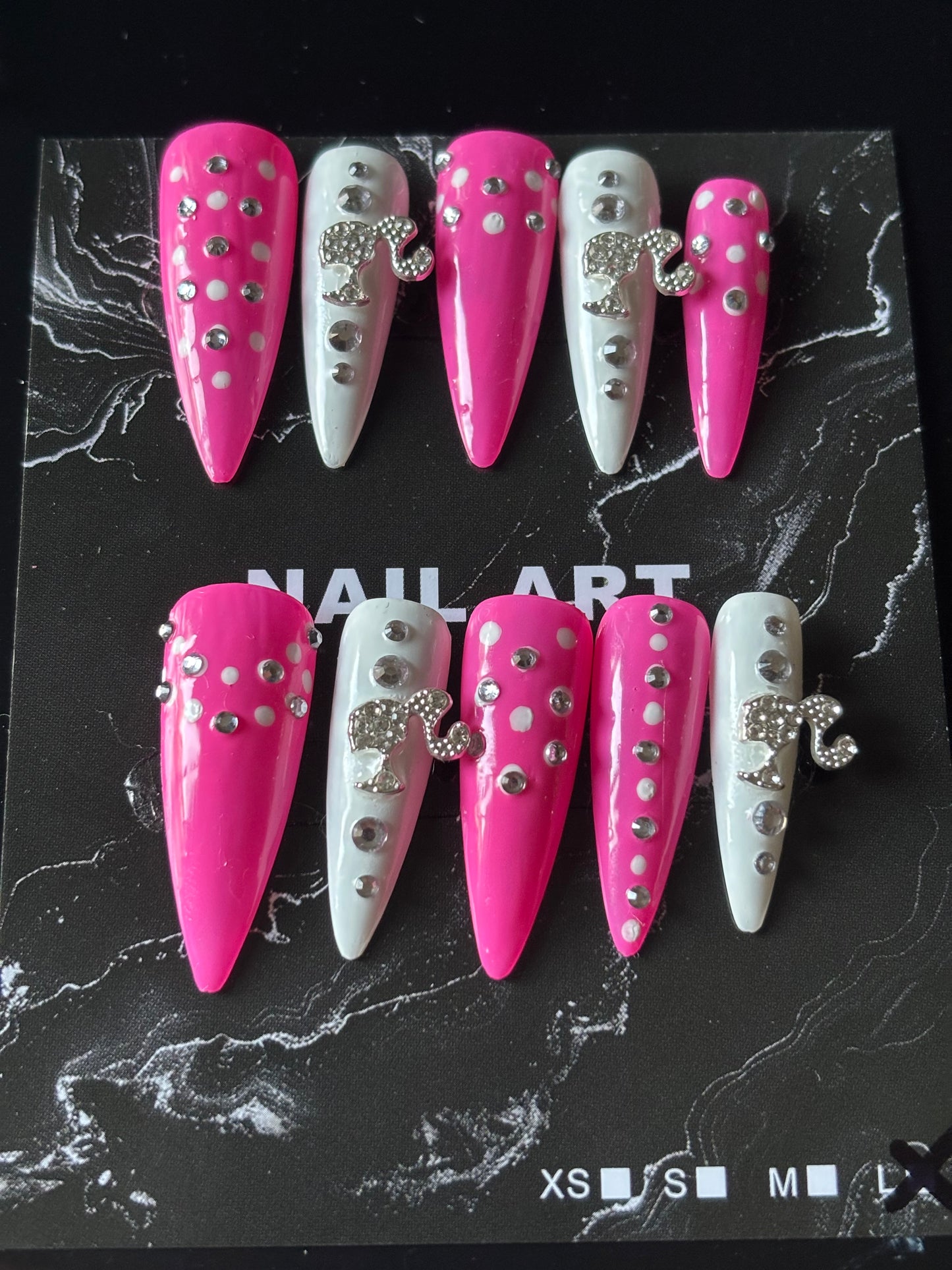 Pink & White Barbie
