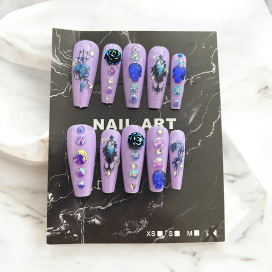 Purple & Blue Skulls