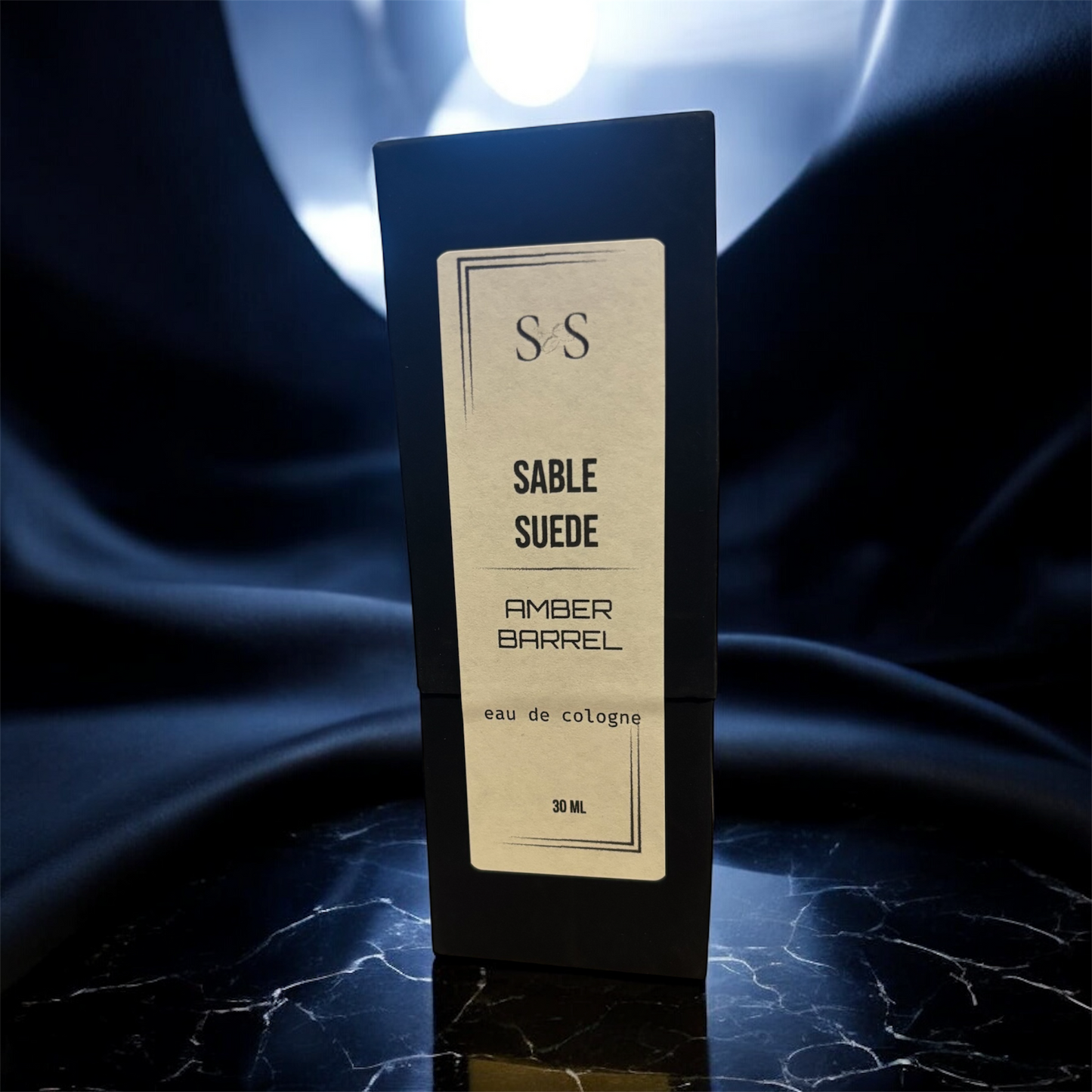 Sable Suede: Amber Barrel Eau de Cologne