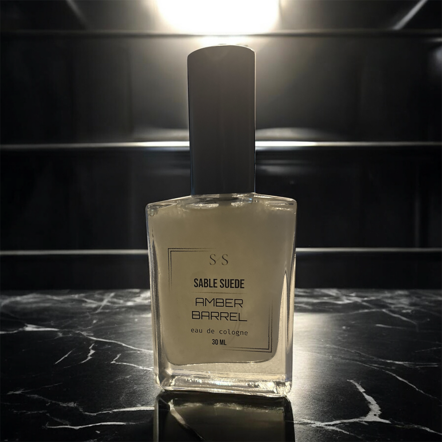 Sable Suede: Amber Barrel Eau de Cologne